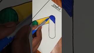 WHICH COLOUR IS BEST?|OIL PASTEL️ SKETCH|#shorts #viral #YouTubeshorts# trending