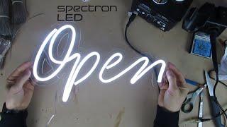 How to Make a Neon Sign LED Part 2 (feat. CNC Cut Back Panel)