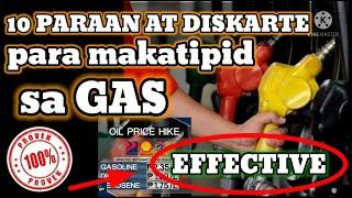 10 PARAAN AT DISKARTE PARA MAKATIPID SA GAS / Carluto Tv