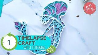 Best Adhesives for 3D Layered Paper Mandala Crafts (Timelapse with Tutorial)