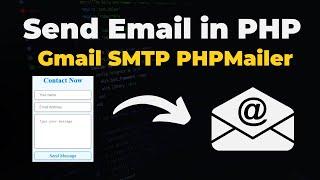 Send Email in PHP Using PHPMailer | Gmail smtp PHP Mailer Setup [Updated]