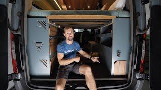 PRO VAN BUILDER'S STUNNING yet HIGHLY PRACTICAL new VAN CONVERSION layout 