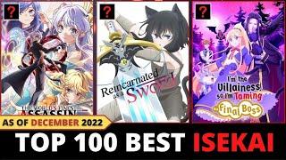 Ranked | 100 Best ISEKAI Anime of All Time | as of Dec 2022