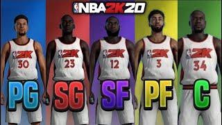 BEST BUILD FOR EVERY POSITION IN NBA 2K20! NBA 2K20 BEST ARCHETYPE