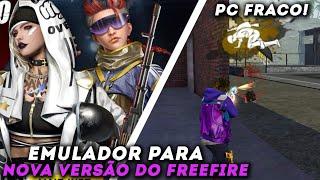 NOVO EMULADOR PARA PC FRACO (NOVA ATUALIZAÇÃO FREEFIRE ABRIL 2021) - 2GB RAM