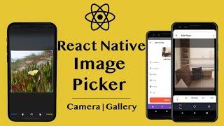 React Native Image Picker Tutorial | Pick from Camera, Gallery | Crop Photo