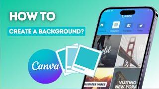 How to create a zoom virtual background on Canva?