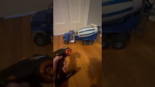 1/16 RC Bruder Mack cement mixer!! #rc