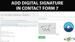 How to Add Digital Signature in Form in Contact Form 7