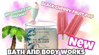 BATH AND BODY WORKS SUMMER CANDLES 2021 | NEW BATH AND BODY WORKS BLACK CHERRY FRUIT POP CANDLE