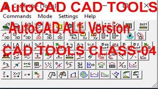 AutoCAD CAD TOOLS || CLASS-04 || CAD TOOLS TUTORIAL || AutoCAD Tutorial || AutoCAD MAGIC