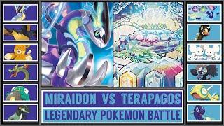 MIRAIDON vs TERAPAGOS | Legendary Paldea Pokémon Battle