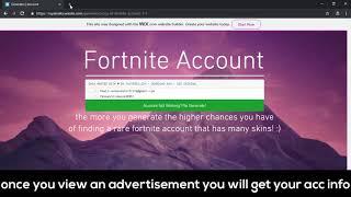 I found a RARE Fortnite Account Generator That Actually WORKED    Fortnite Alt