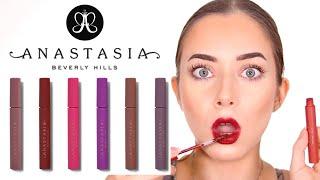Lip Stain Anastasia Beverly Hills Review | ABH Lip Stain Swatches