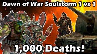 Dawn of War Soulstorm: 1 vs 1 Imperial Guard (All-seeing Eye) vs Orks (EZ l Nubz)