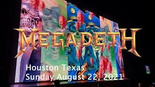 MEGADETH Houston 2021 (WHOLE SHOW)