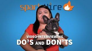 Video Interviewing Do's and Don'ts