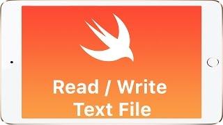 Swift - Read and Write Text File Tutorial