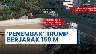 Terungkap Jarak Tembak Pelaku Penembakan dengan Posisi Donald Trump Pidato, Hanya Berjarak 150 Meter