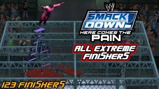 WWE Smackdown Here Comes The Pain Finishers (123 Finishers)