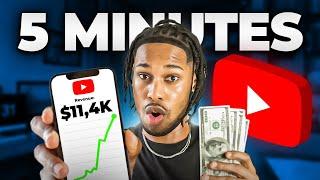 Make Money on YouTube in 5 Minutes ($350+/Day)