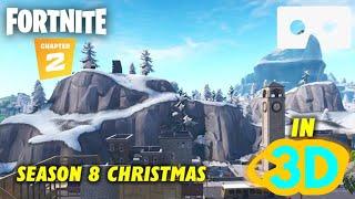 Fortnite Season 8 Christmas in 3D sbs - VR Headset Compatible (Not 360°) - Fortnite Nostalgia