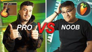 Pro in GarageBand vs Noob in FL Studio *LOL*