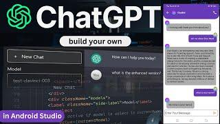 Build ChatGPT App in Android Studio | Create ChatGPT Android App | Full Tutorial