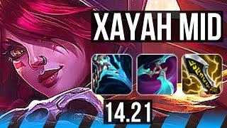 XAYAH vs AHRI (MID) | NA Grandmaster | 14.21