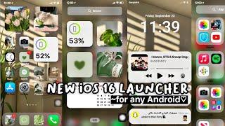 Tutorial Home Screen To iOS 16 (New Update) iOS Theme For Android 2022 || iOS 16