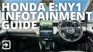 Honda e:Ny1 2024 Infotainment Guide