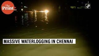 Heavy rains cause massive waterlogging in Chennai, IMD issues flood alert