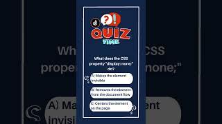 Web developers  Quiz Part 19