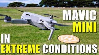 DJI MAVIC MINI Flight Test Review - EXTREME WINDS!.. Will it FLY AWAY? QUICKSHOTS Work?