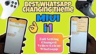 New Best Whatsapp Changing MiUi 11 Theme of June 2020 | Fully Customized Theme|| By Tech Darbar |