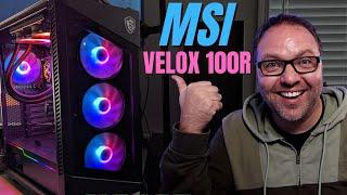 MSI MPG Velox 100R Mid Tower PC Case Overview