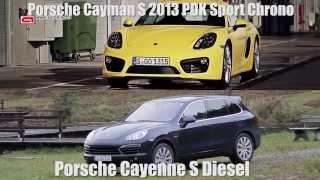 Porsche Cayman S vs Porsche Cayenne S diesel