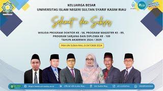 SIDANG SENAT TERBUKA UNIVERSITAS | 10 Oktober 2024