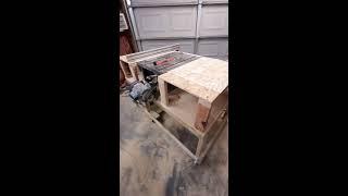 Foldable Portable Table Saw Workstation Watch This Sams Wood Creations #Shorts