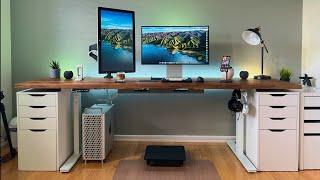 Work From Home Office Build & Desk Setup Tour 2021-22 (Powered by Autonomous.AI)