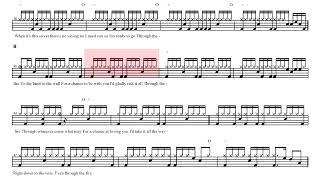 Chaka Khan-Through The Fire | Drum Score, Drum Sheet Music