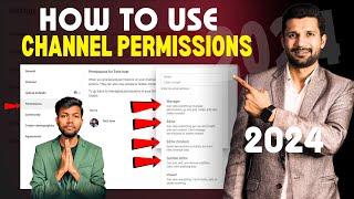 How to Use Channel Permissions 2024 | How to Add Editors & Managers to Your YouTube Channel