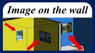 Insert image on the wall in Revit Decal in Revit 2021