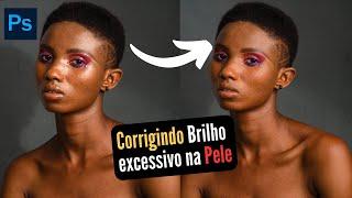 Como Corrigir Brilho excessivo na Pele | Tutorial de Photoshop |