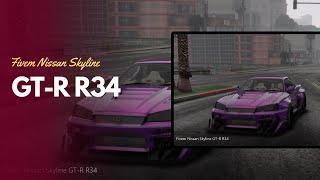 [FiveM Car] Fivem Nissan Skyline GT-R R34 for fivem servers