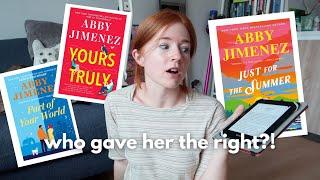 finally reading abby jimenez and  booktok romance book recommendations