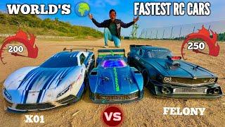 RC Black Beast Felony VsTraxxas XO-1 Vs Vendetta Car Unboxing & Testing - Chatpat toy tv