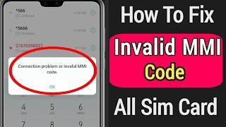 How To Fix Connection Problem Or Invalid MMI Code [2022] | How To Fix Invalid MMI Code