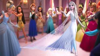 Elsa Frozen 2 VS Disney Princesses