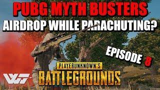 PUBG MYTH BUSTERS #8: Can you LOOT an AIRDROP mid air while parachuting? Can the match be a draw?